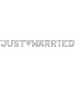 Amscan Inc. Wedding - Just Married Letter Banner 5 1/2 Ft X 6 1/4In