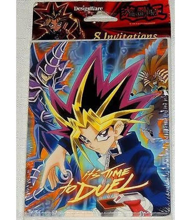 Party City Invitation Cards - Yu Gi Oh