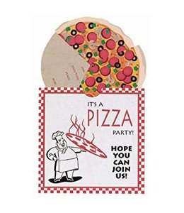 Amscan Inc. Invitation Cards - Itآ´s a Pizza Party