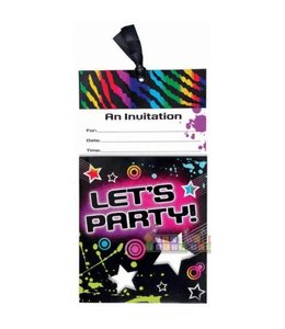 Amscan Inc. Invitation Cards - Lets Party/Totally Awesome