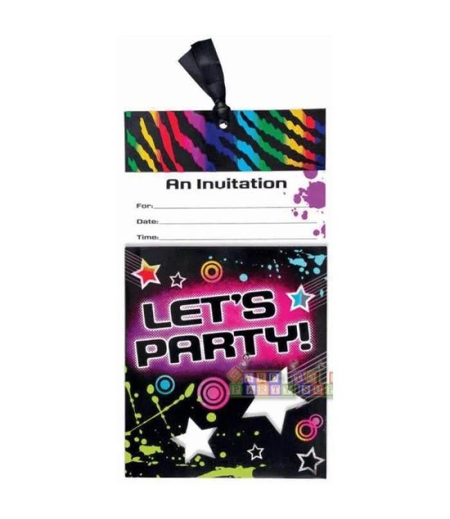 Amscan Inc. Invitation-Lets Party/Totally Awesome