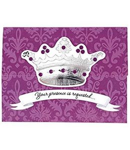 Amscan Inc. Invitation Cards - Her Majesty/Your Presence is Requested