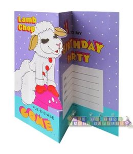 Miscellaneous Local Suppliers Invitation Card - Lamb Chop/Birthday Party