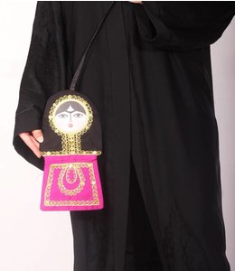 Teryaqi Eid/Ramadan Large Fabric Shoulder Bag- Bedouin Woman
