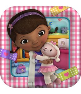 Party Express Doc Mcstuffins-9 Inch Plates 8/Pk