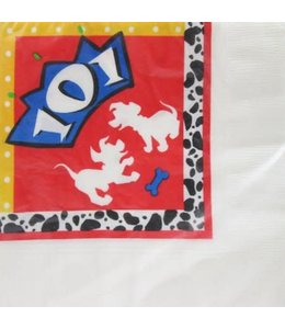 Party Express 101 Dalmatians Lunch Napkins Pk/16