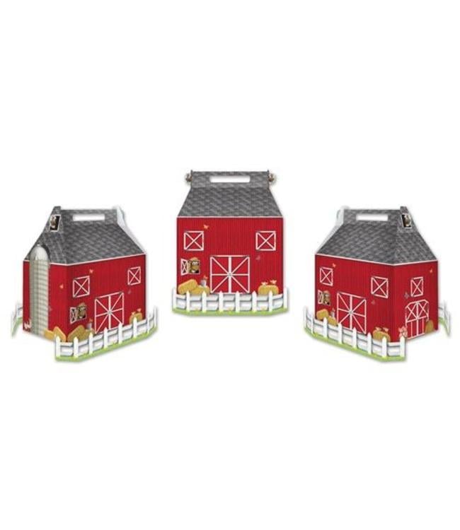 The Beistle Company Favor Boxes - Barn