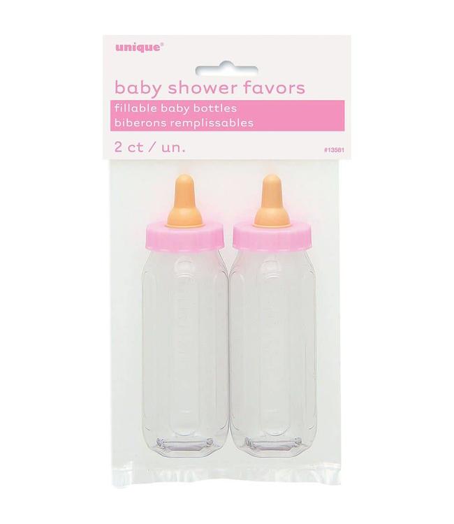 Unique Bottle - 25 Inch Fillable Baby Shower Favors Pink