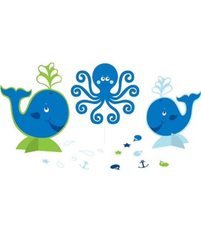 Creative Converting Ocean Preppy Boy - Centerpiece