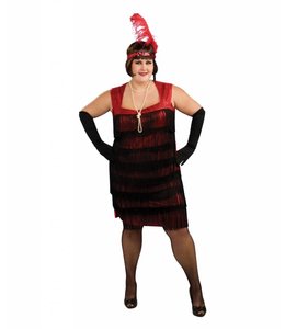 Rubies Costumes Flapper REd/Black Plus/Adult