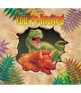 Creative Converting Invitation Card - Dino Blast/You're Invited