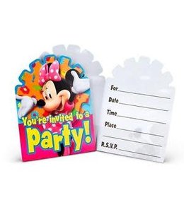 Party Express Invitation Cards - Minnie/You are invited to a Party!