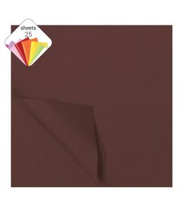 Haza Papier Tissue Paper 25 Pcs -  Dark Brown