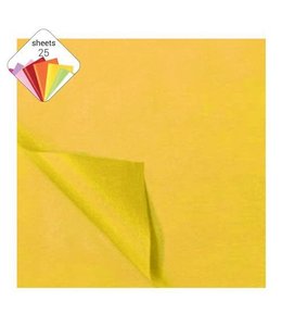 Haza Papier Tissue Paper 25 Pcs -  Yellow