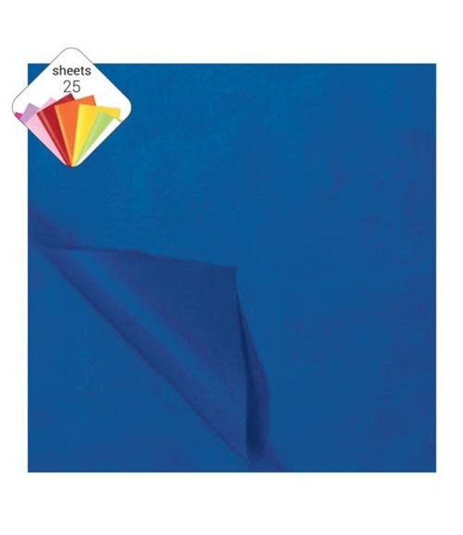 Haza Papier Tissue Paper 25 Pcs -  Royal Blue