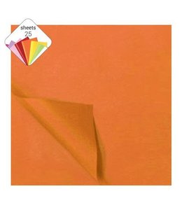 Haza Papier Tissue Paper 25 Pcs -  Orange