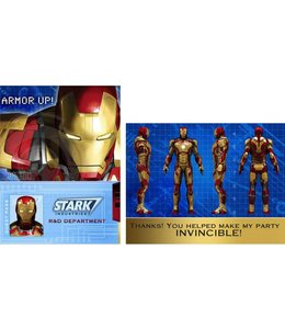 Party Express Invitation Cards - Iron Man 3