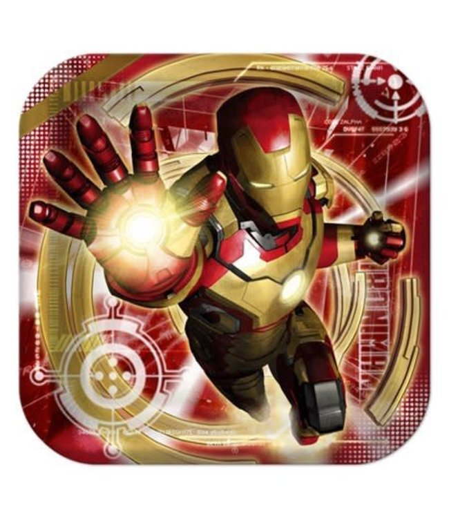 Party Express Ironman 3 - Plate 9"