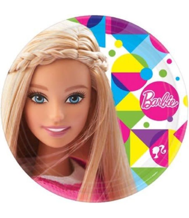 Party City Barbie Sparkle - Lunch Plates 9"