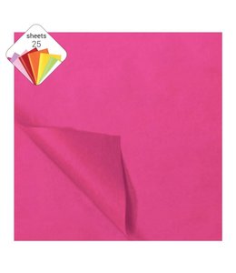 Haza Papier Tissue Paper 25 Pcs -  Hot Pink