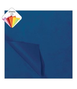 Haza Papier Tissue Paper 25 Pcs -  Marine Blue