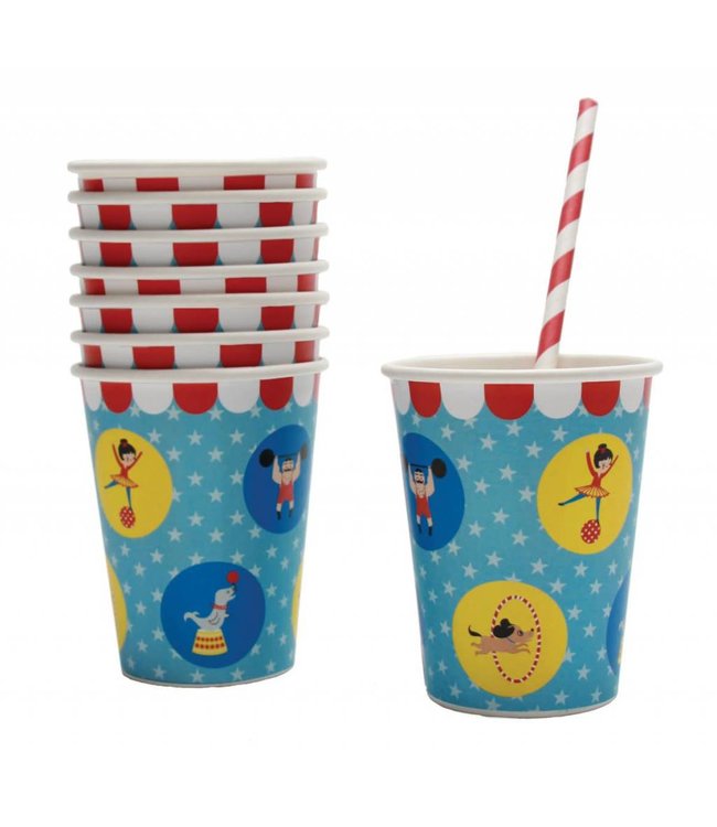 Party Partners Cups - Big Top Blue