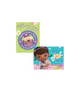 Party Express Doc Mcstuffins - Inv & Thank U