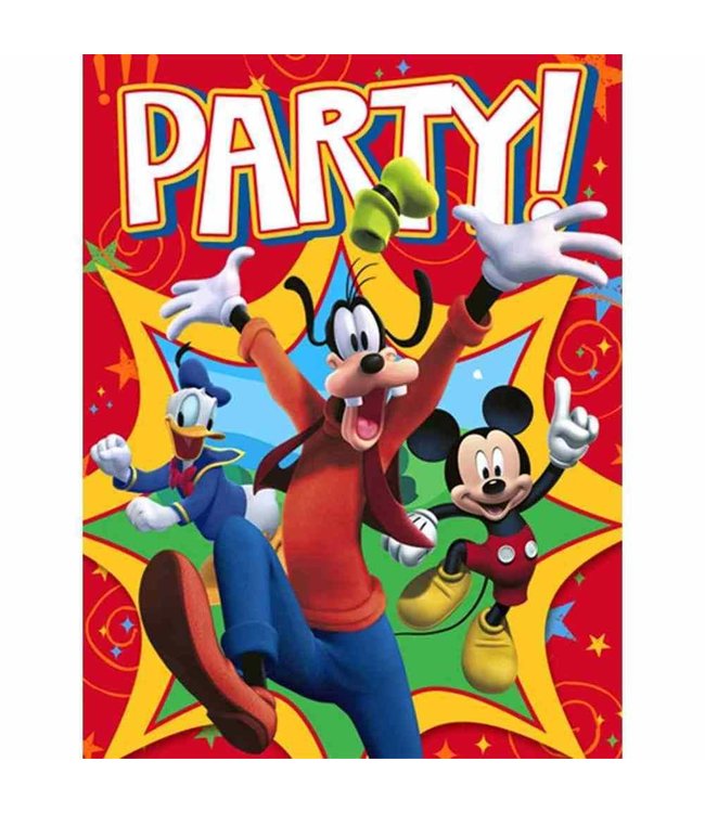 Party Express Mickey Fun &Friends - Invitation