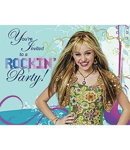 Party Express Invitation Cards - Hannah Montana Rockin Party