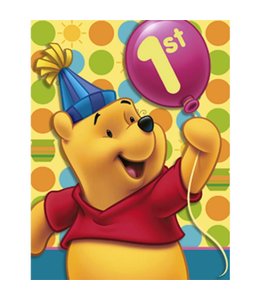 Party Express Invitation Cards - Winnie Pooh 1st Birthday