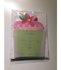 Party Express Invitation Cards - Cup Cake