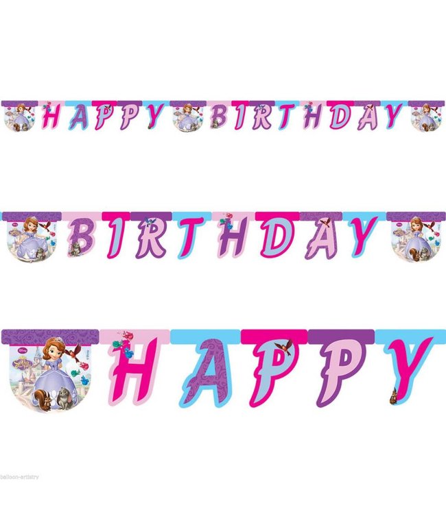 Amscan Inc. Sofia The First - Happy Bday Banner