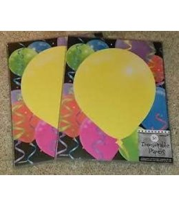 Amscan Inc. Designed Blank Printables - Colorful Balloons - 50 Sheets