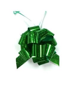 Forum Novelties Pull Bow Holographic Ribbon -  Green