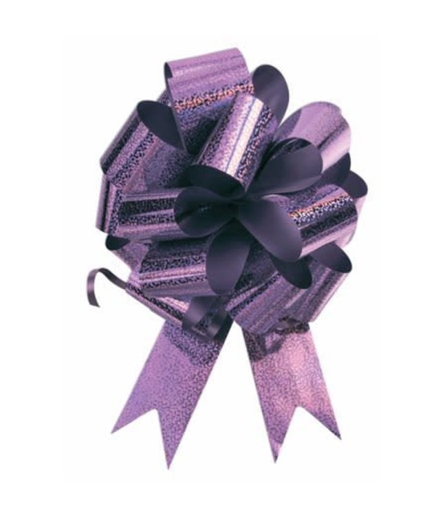 Forum Novelties Pull Bow Holographic Ribbon -  Lavender