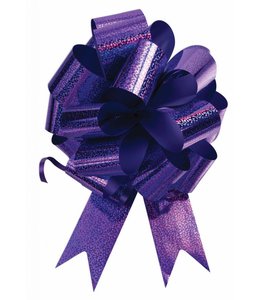 Forum Novelties Pull Bow Holographic Ribbon -  Purple