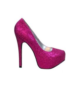 Highest Heel Kissable Shoes Fuchsia- Size 8