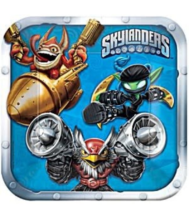 Party City Skylanders - Lunch Plates 9"