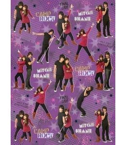 Party Express Wrapping Paper Roll-Camp Rock
