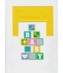 Rock Scissor Paper Greeting Card - Baby