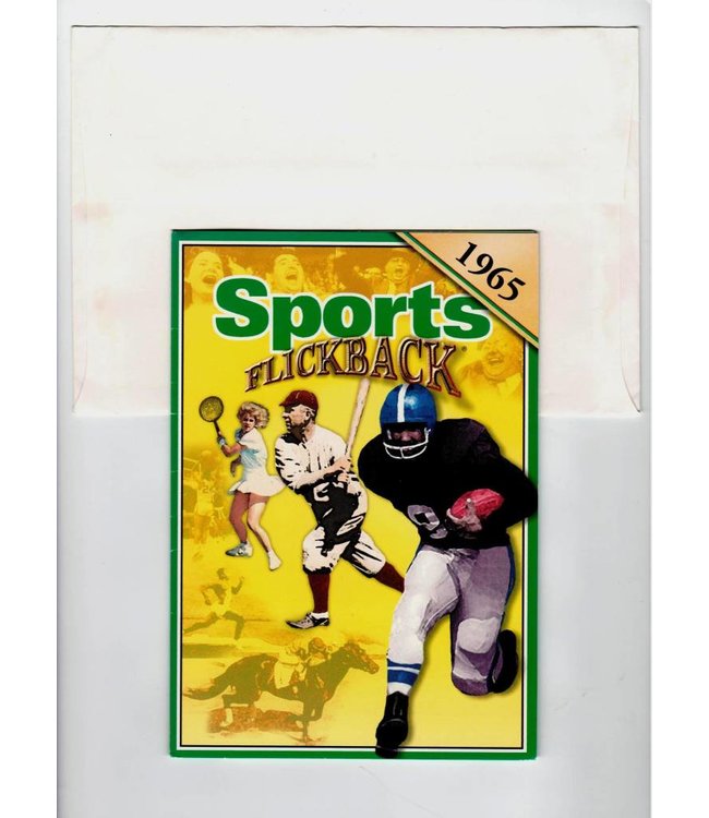 FP Party Supplies Greeting Card - Sports Flick Back 1965