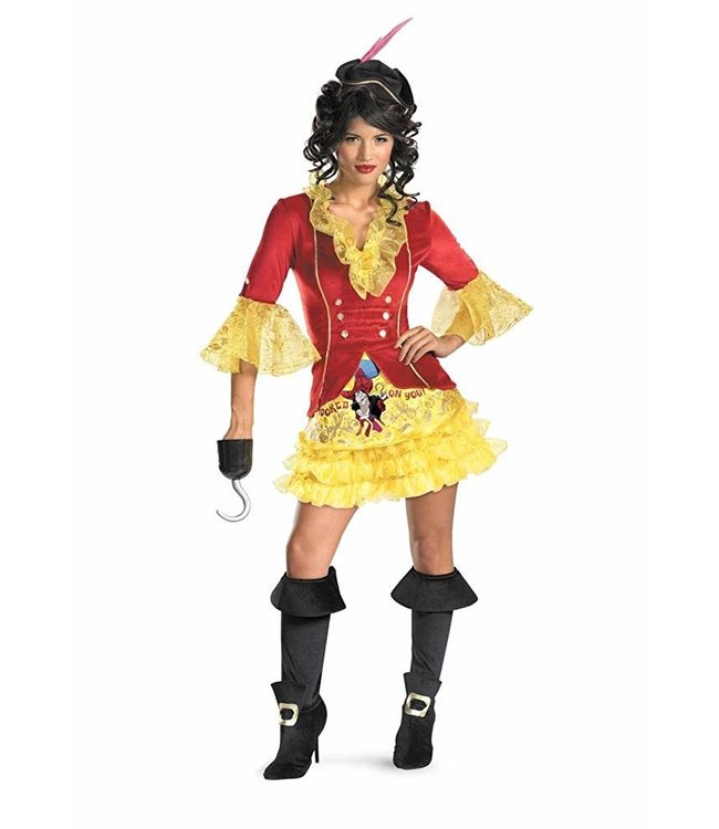 Disguise Sassy Captain Hook Female S/Adult