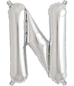 North Star Balloons 16" Letter N Silver