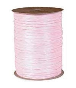 Hollywood Ribbon Matt Raffia Pastel Pink Ribbon