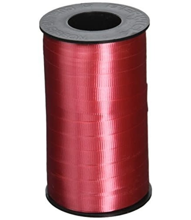 Hollywood Ribbon Curling Ribbon Red 3/8" X 250 YD