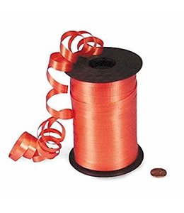 Hollywood Ribbon Curling Ribbon Orange 3/8" X 250 YD
