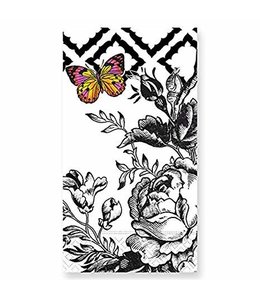 Design Design Guest Towel - Butterfly Toile 15 ct