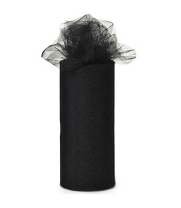 Gift Box Ribbon Tulle 6" Wide -  Black