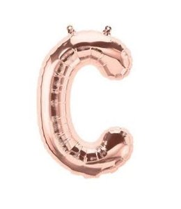 North Star Balloons 16 Inch Air Fill Balloon Letter Rose Gold - C