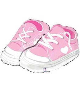 Betallic 30 Inch Mylar Balloon Baby Girl Sneakers